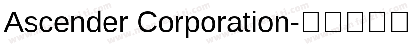 Ascender Corporation字体转换